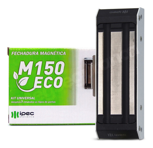 Fechadura Portas Pivotante Magnética Eletroímã M150 Ipec 