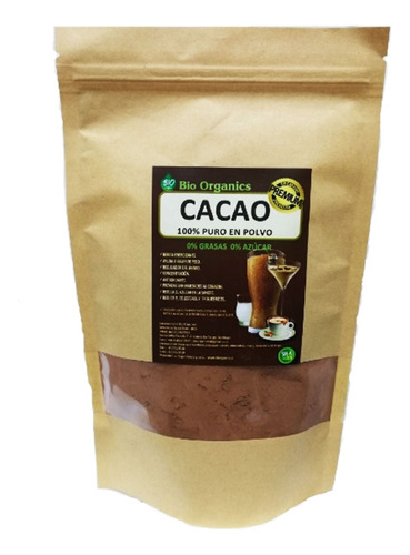 Cacao En Polvo 200mg 100% Puro 0%grasa0%azucar Natural
