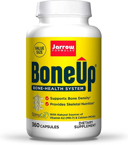 Jarrow Formulas Bone Up Promueve La Densidad Ósea X 360caps