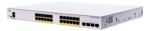 Switch Cisco Cbs350-24fp Adm L3 24 Puertos Gigab Poe + 4x10g