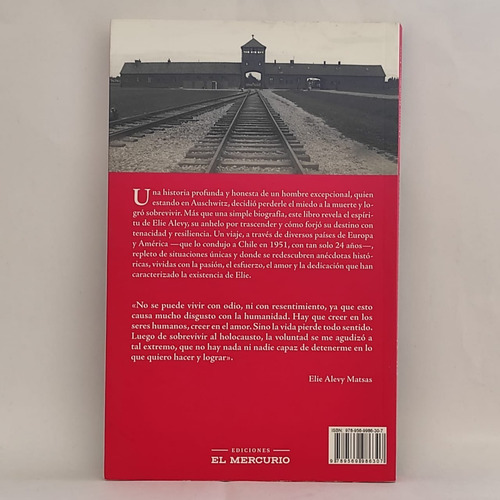 Imagen 3 de 3 de Elie Alevy La Marca De Auschwitz Hernán Rodríguez Libro Usad