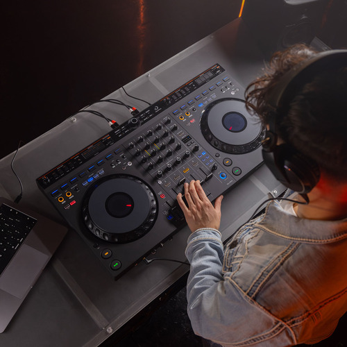 Controladora Dj Consola Alpha Theta Grv-6 4 Canales - Plus