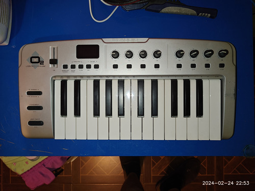 Controlador Midi O2 M Audio Usb Piano Teclado 25 Tecla Music