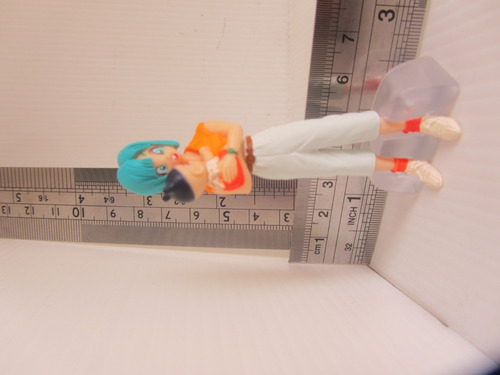 Dragon Ball Bulma Con Trunks Bebe Gashapon Original