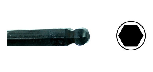 Llave Hexagonal Larga L Punta Bola Urrea 49-10b 32821130