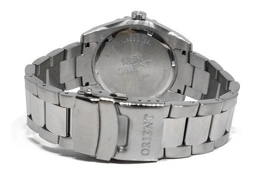 Relógio Masculino Orient Prata Azul Automático F49ss003 D1sx
