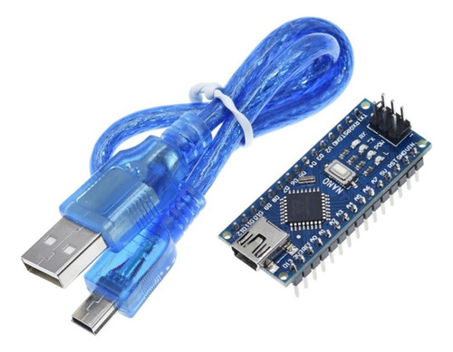 3x Placa Nano V3 Com Cabo Usb ( Compatível Com Arduino )