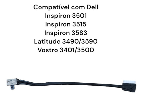 Dc Jack Compativel Notebook Dell Inspiron 3583 3584 3480