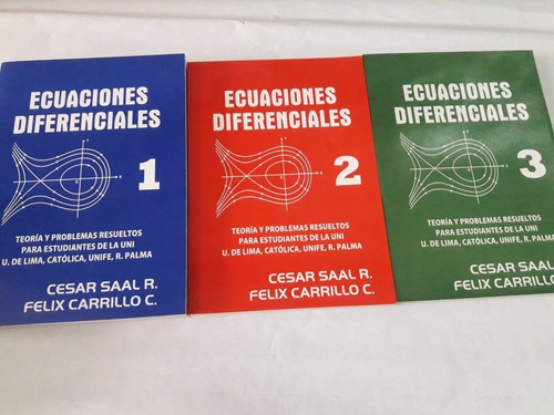 Libro De Ecuaciones Diferenciales 3 Tomos Carrillo