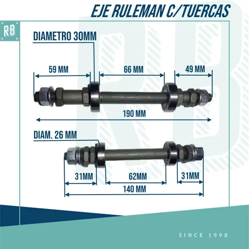 Precio eje de bicicleta sale