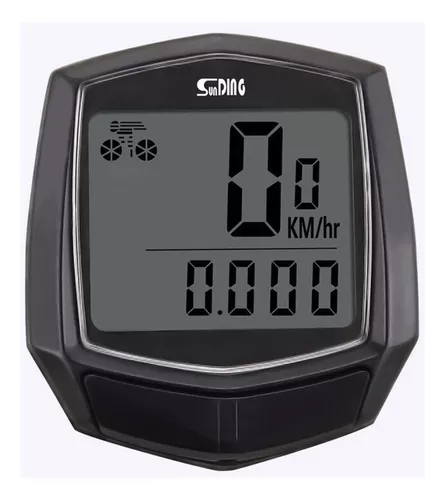 Cuentakilómetros para bicicleta, velocímetro, pantalla LCD