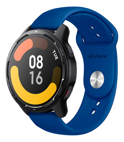 Correa Compatible Xiaomi Mi Watch S1 Active Azul Broche 22m
