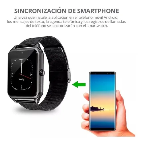 Smartwatch Z60 Dosyu Reloj Inteligente Bluetooth Chip Sim