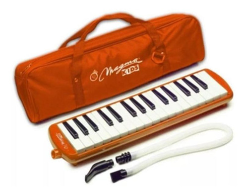 Melodica 32 Notas Color Naranja C/funda 