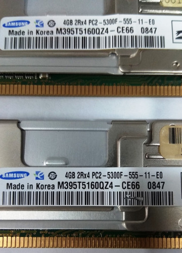 Imagem 2 de 3 de Mem 4gb Pc2-5300f M395t5160qz4-ce66 Ecc Servidor Cb0023