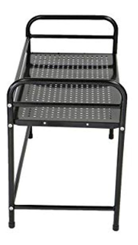 Mind Reader Microondas Horno Rack Shelf Unit Con 6 Ganchos P