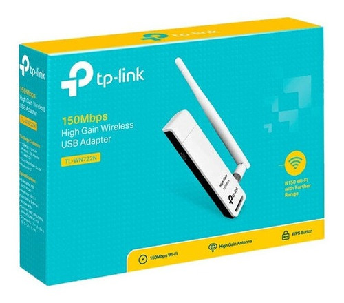 Adaptador Usb Tp-link Wifi Inalambrico Tl-wn722n 150mbps