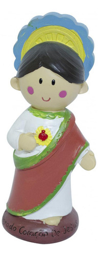 Sagrado Coração De Jesus Desenho 14cm- Enfeite Resina