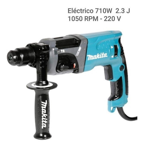 Makita Rotomartillo Eléctrico 710 W 2.3 J