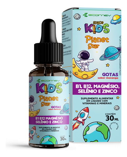 Foco Kids Magnesio B1 B12 Selenio Zinco Formula Importada