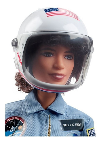 Boneca Barbie Collector Sally Ride Astronauta Articulad 2019