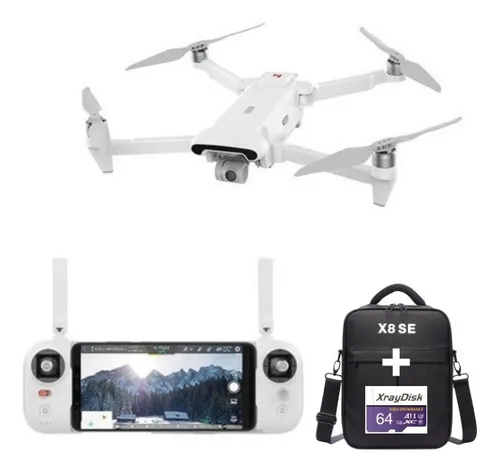 Drone Xiaomi Fimi X8 Se 2022 V2 10km 3eixos 4k 35min Gps Nf