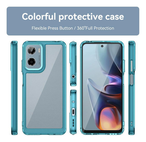 Funda De Acrílico Y Tpu Para Motorola Moto E15 Para Motorola