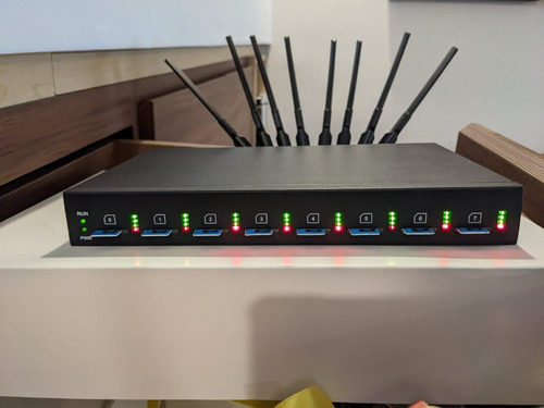 Gateway 4g De 8 Canales Para Llamadas Voip Y Mensajes Sms (Usado)