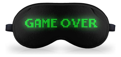 Mascara De Dormir Em Neoprene - Game Over Cor Colorido