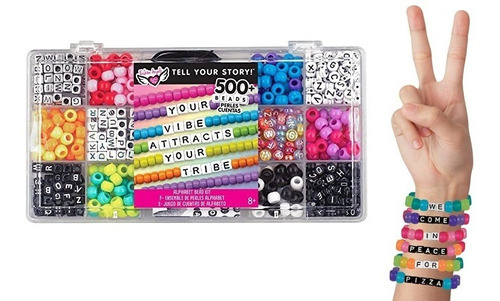 Kit Para Fabricar Pulseras Fashion Angels Mas De 500 Piezas