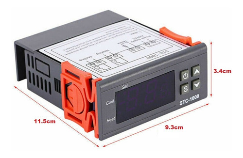 Controlador De Temperatura Digital 110 220v Sct-100