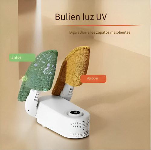 Rx Secador De Zapatos Eléctrico Esterilizador Luz Uv