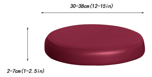 Funda Para Silla De Taburete, Protector De Asiento Para Rojo