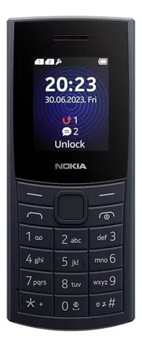 Celular Para Idosos Nokia 110 4G 128mb preto 48mb RAM
