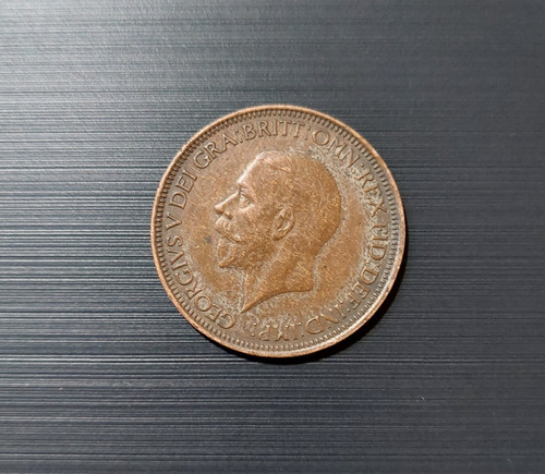 Moneda Penny Half 1932 Bronce Gb