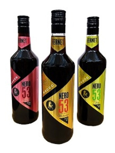 Fernet Nero 53 Mix X750cc X3 Maracuya Berries Citrus