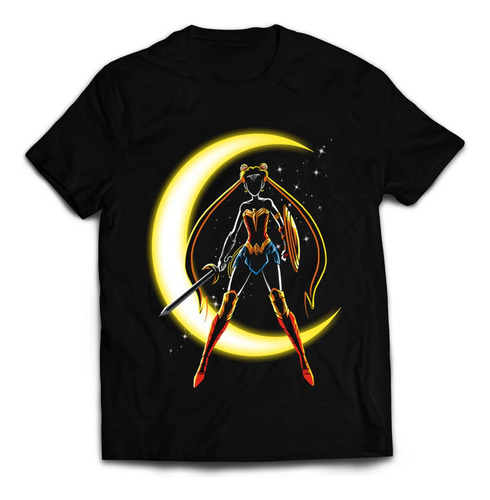 Polera Estampada Sailor Moon -mujer Maravilla - Anime