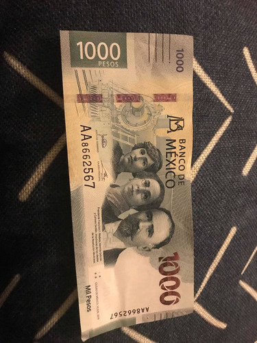 Billete De 1000 Pesos Serie Aa