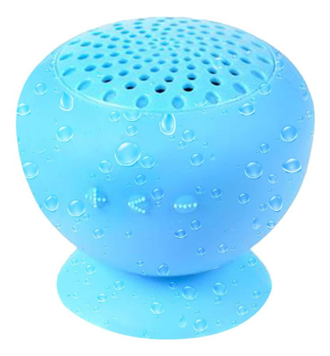 Artcreativity Altavoz Bluetooth De Succión Impermeable, Azul