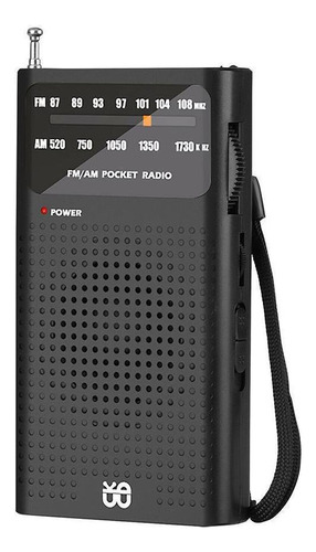 Mini Radio Am/fm Portátil, Radio Estéreo De Doble Banda Para