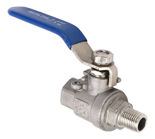 Válvula De Bola De Acero Inoxidable Npt Hembra, Rosca De 1/4