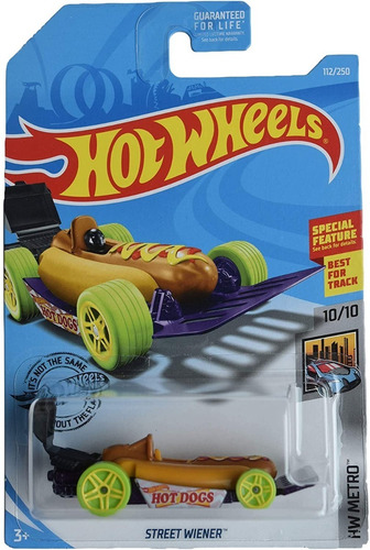 Hot Wheels Street Wiener - Hot Dogs - Hw Metro - 112/250