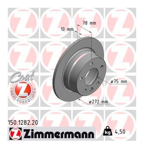 Disco De Freio Tras. Para Bmw 318ti 1.9 Compact 95-01 (e36)