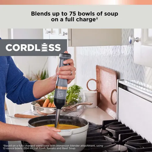 Black+decker Kitchen Wand Immersion Blender, Licuadora De Ma