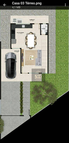 Imagem 8 de 9 de Sobrado Com 3 Dormitórios À Venda, 116 M² Por R$ 650.000,00 - Sertão Do Maruim - São José/sc - So0181