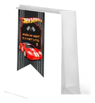 Comprar Cumple Hotwheels, Tag Bolsita Hotwheels Imprimible