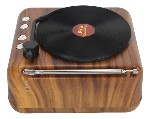 Mini Reprodutor De Discos De Vinil Retrô, Alto-falante Bluet