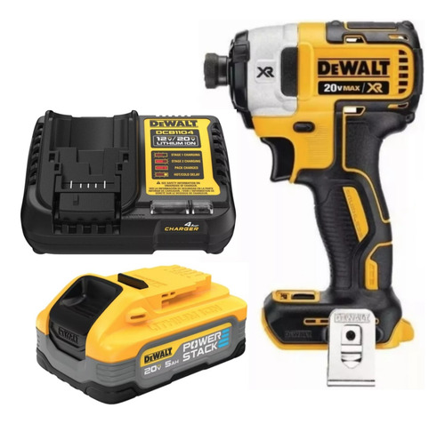 Atornillador Dcf887b Dewalt + Bat Dcbp520-b3 + Dcb1104-ar