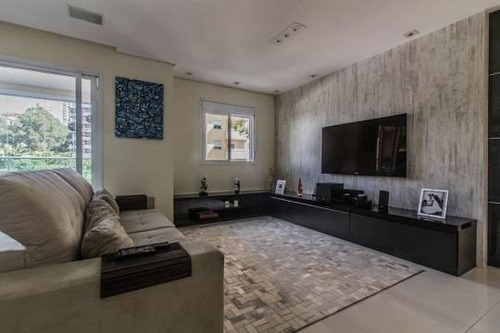 Imagem 3 de 24 de Apartamento Com 3 Dormitórios À Venda, 129 M² - Panamby - São Paulo/sp - Ap25231