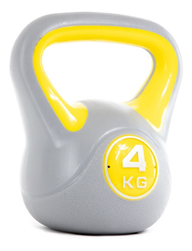 Imagen 2 de 5 de Pesa Rusa Cemento Jks 4 Kg Blanco Amarillo